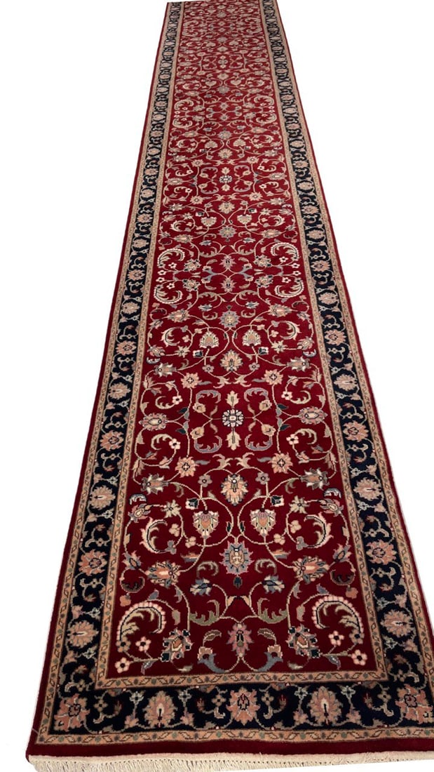 Rust Tabriz design Runner 2'.7''x 18' - 4