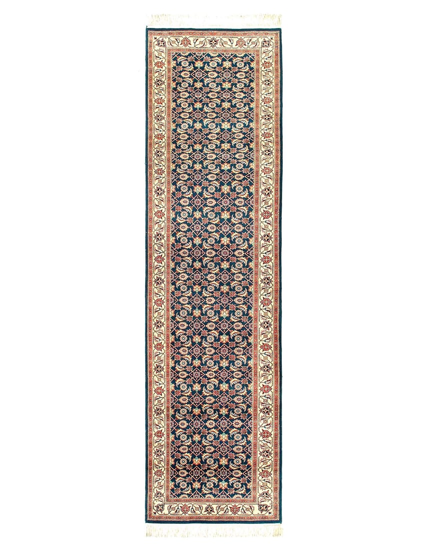 Fine Hand Knotted Persian Tabriz design 2'8'' X 10'1'': Fine Hand Knotted Persian Tabriz design 2'8'' X 10'1'' - New, Tabriz, Hand-Knotted, Lamb's Wool, 300 -D03132- 862.This item is part of our fine auction collection which includes many fine home accesso