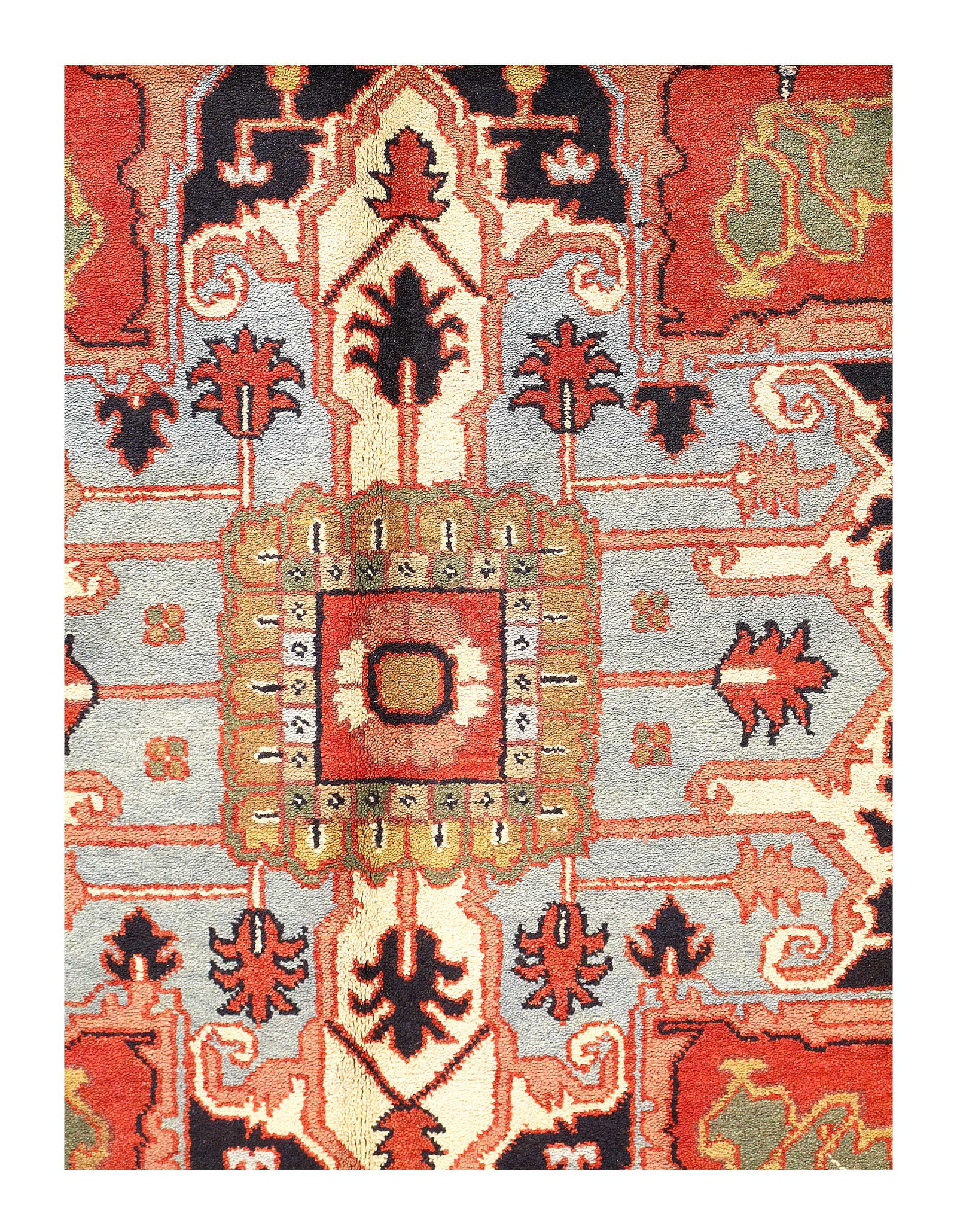 Rust Persian serapi design 9' X 12' - 2