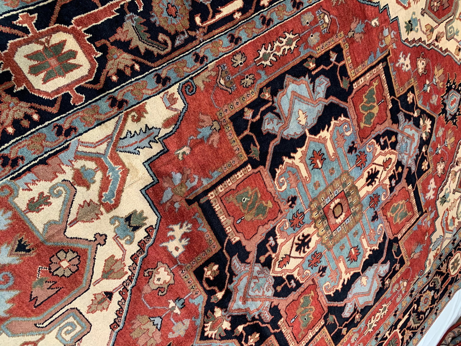 Rust Persian serapi design 9' X 12' - 7