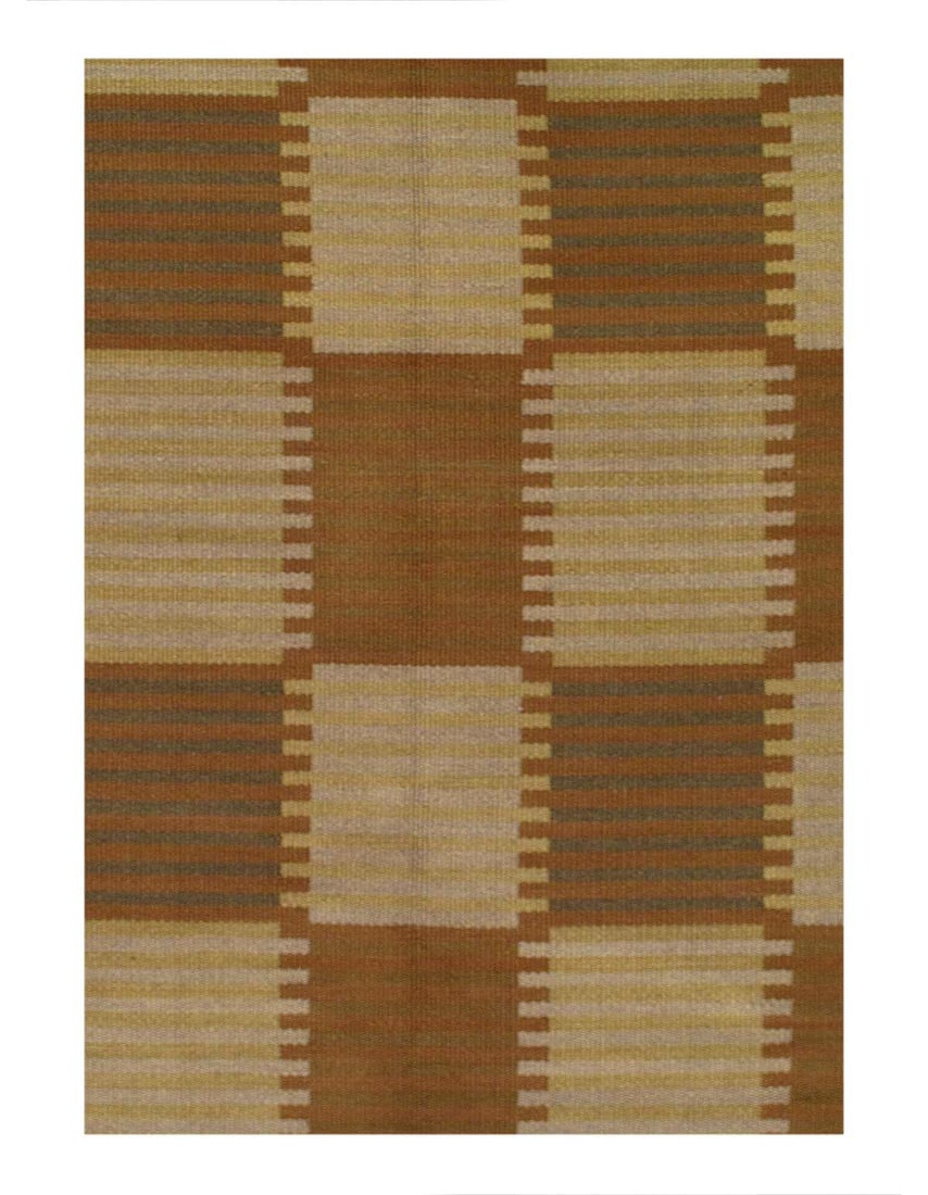 Scandinavian reversible rug 7'8"X 9'9": Scandinavian reversible rug 7'8"X 9'9" - NEW, Scandinavian, Hand-Woven, Lamb's Wool, 300 -24357- 862.This item is part of our fine auction collection which includes many fine home accessories
