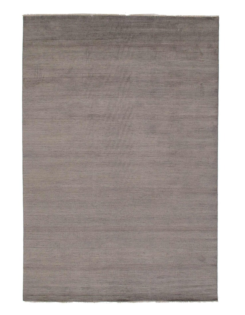 Gray Savannah Grass wool & SILK 10'X 14': Gray Savannah Grass wool & SILK 10'X 14' - NEW, Savannah, Hand-Knotted, Lamb's Wool, 300 -D09505- 862.This item is part of our fine auction collection which includes many fine home accessories includi