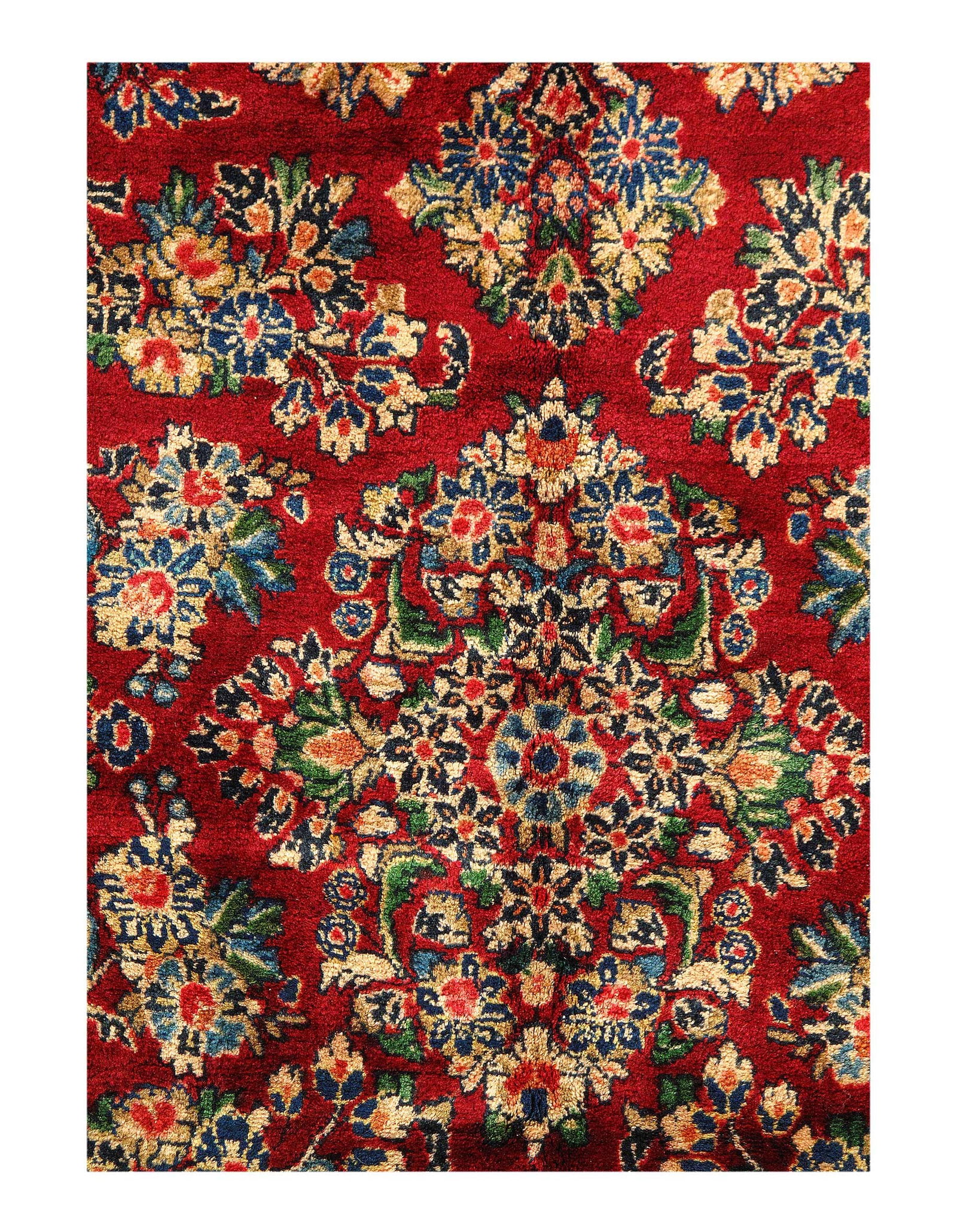 Fine Hand Knotted Antique Persian sarouk 8'11'' X 12' (1 of 4)