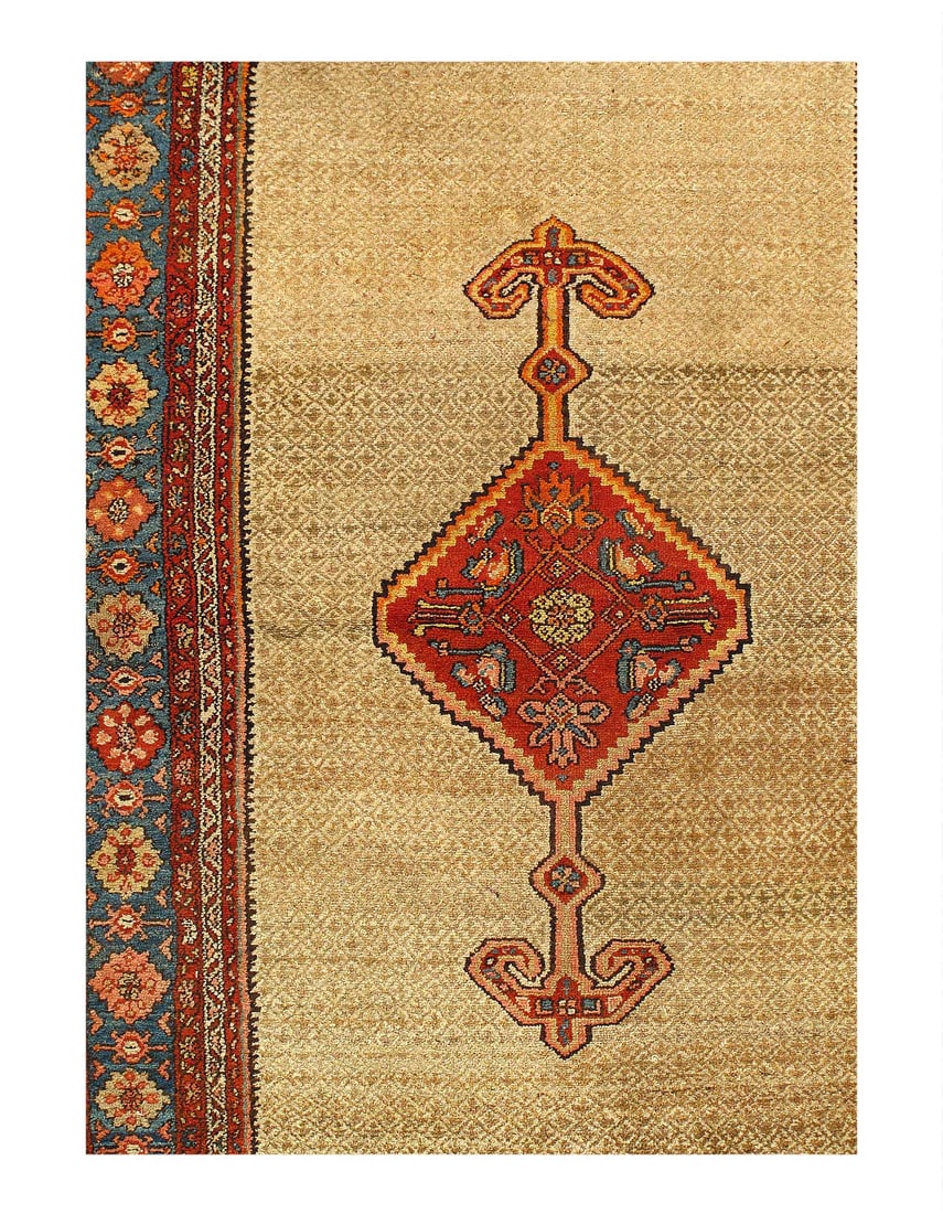 Fine Hand knotted Persian antique sarab runner 4'2'' X 10'7'' (1 of 10)