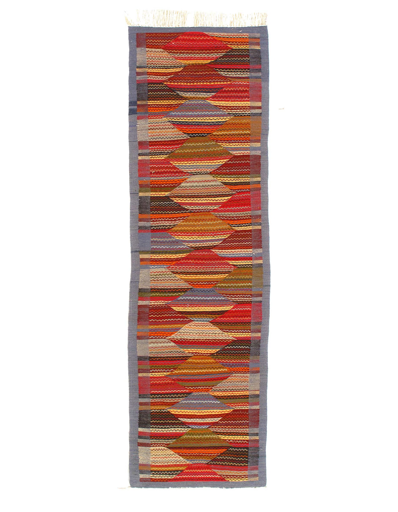 Fine Hand Knotted Flat Weave Moroccan runner 2'2'' X 8'5'' (1 of 4)