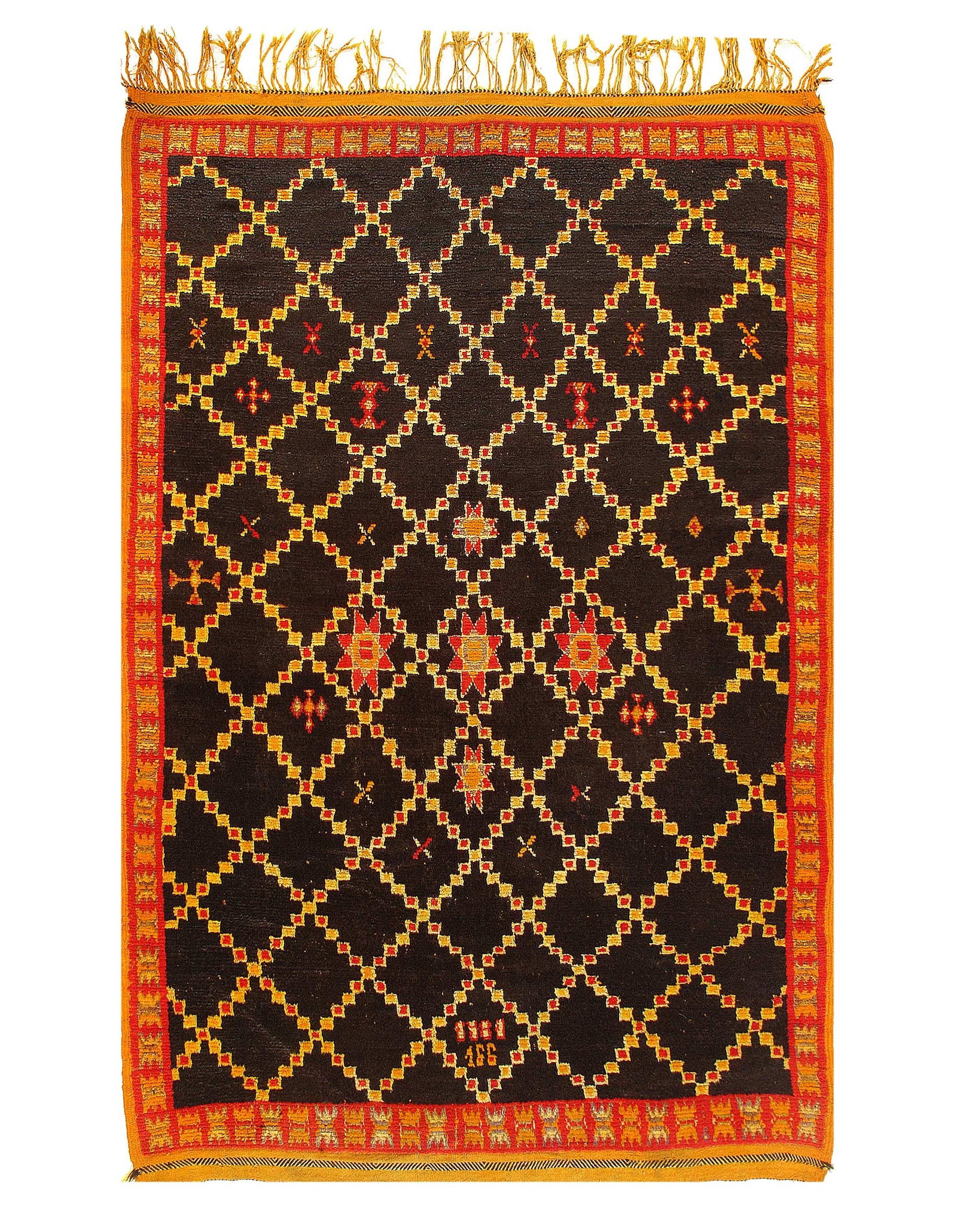Vintage Moroccon Rug 4'5'' X 7' (1 of 4)