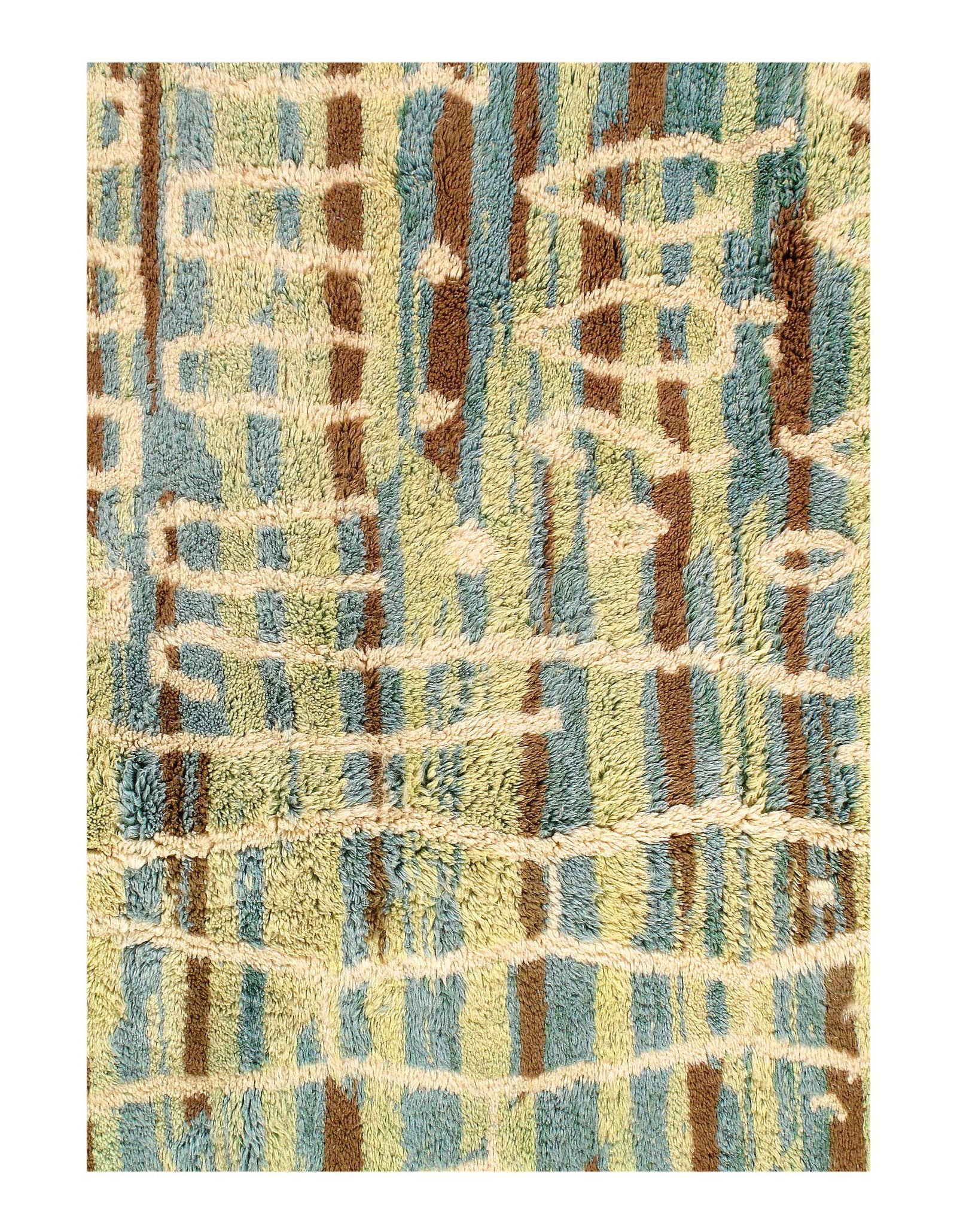 Fine Hand Knotted Vintage Authentic Moroccan 11'5'' X 13' (1 of 11)