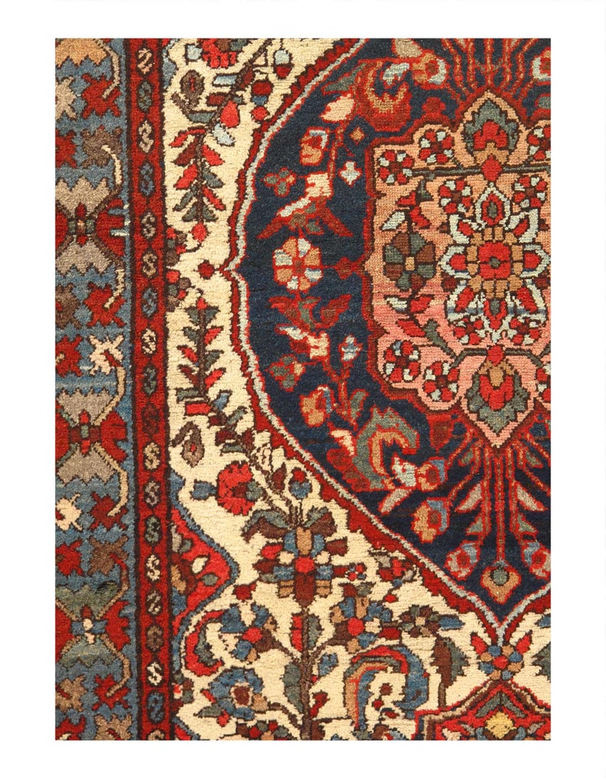 Persian antique hamdan 3'6'' X 6'7'' - 2