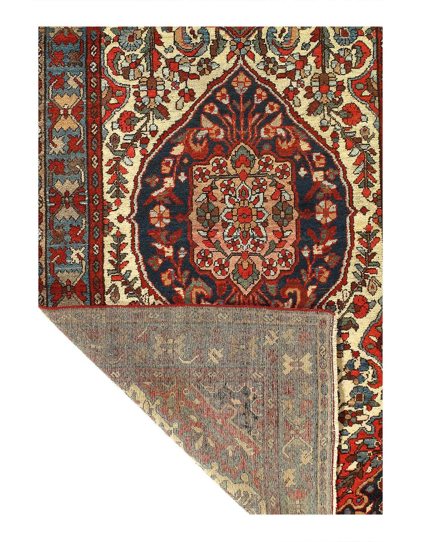 Persian antique hamdan 3'6'' X 6'7'' - 3