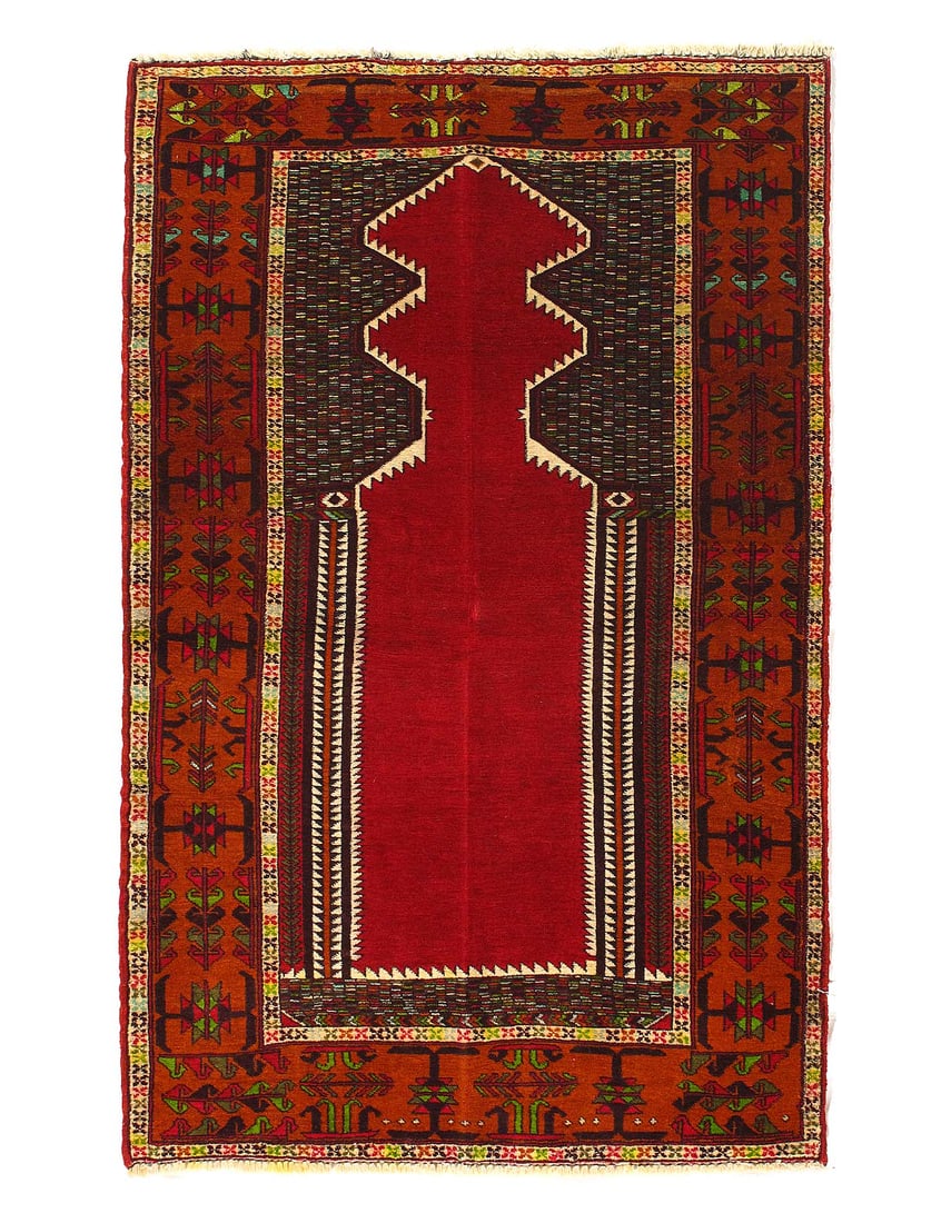 Afghan Baluch Rug 3'2"X 4'8": Afghan Baluch Rug 3'2"X 4'8" - N/A, Baluch, Hand-Knotted, Lamb's Wool, 300 -D14954- 862.This item is part of our fine auction collection which includes many fine home accessories including antique