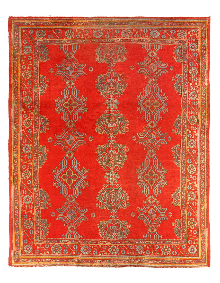 Turkish Antique Turkish Rug 11'3'' X 13'4'' (1 of 4)