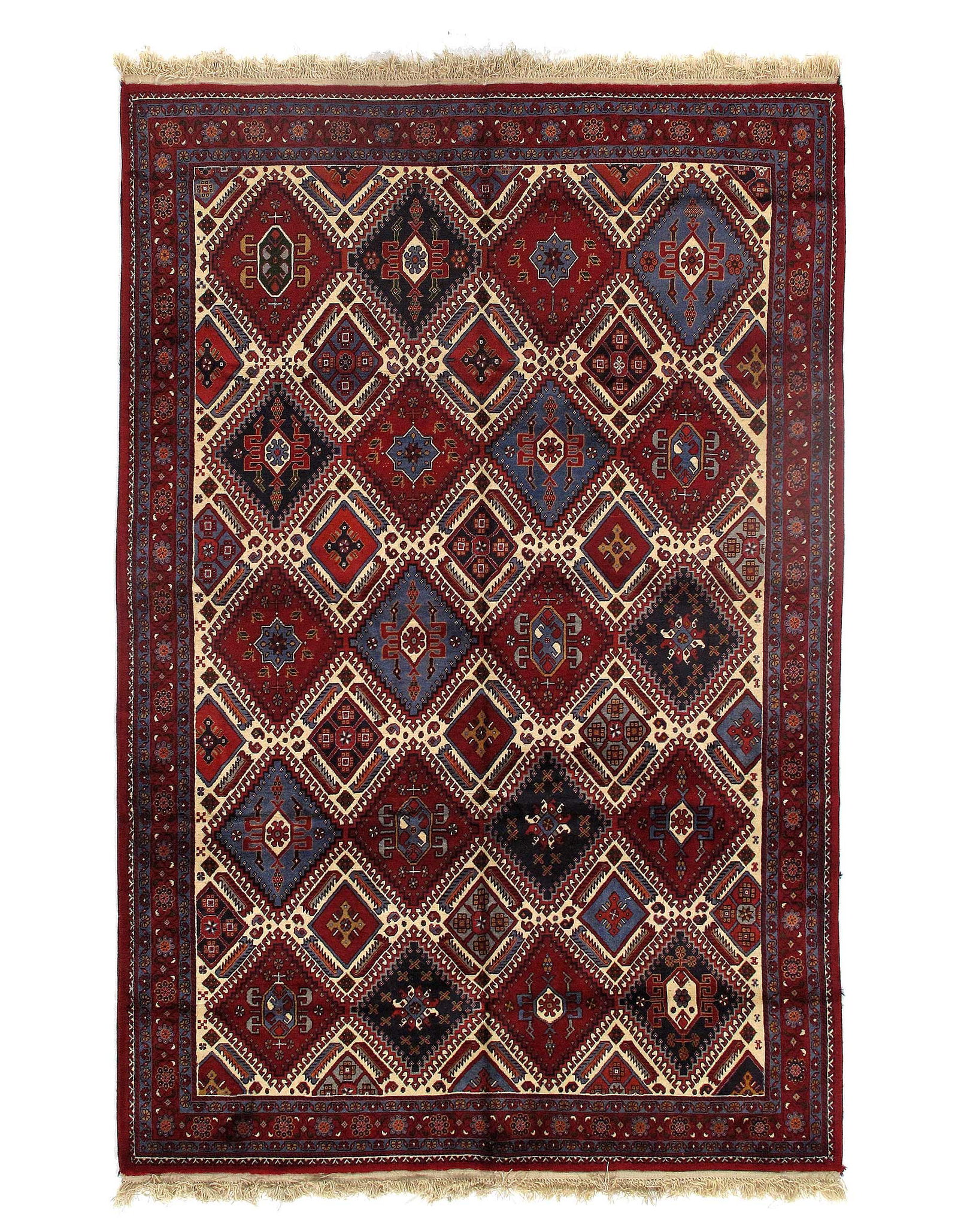 Persian Fine Hand Knotted Yalameh 6'7'' X 9'11'' (1 of 5)
