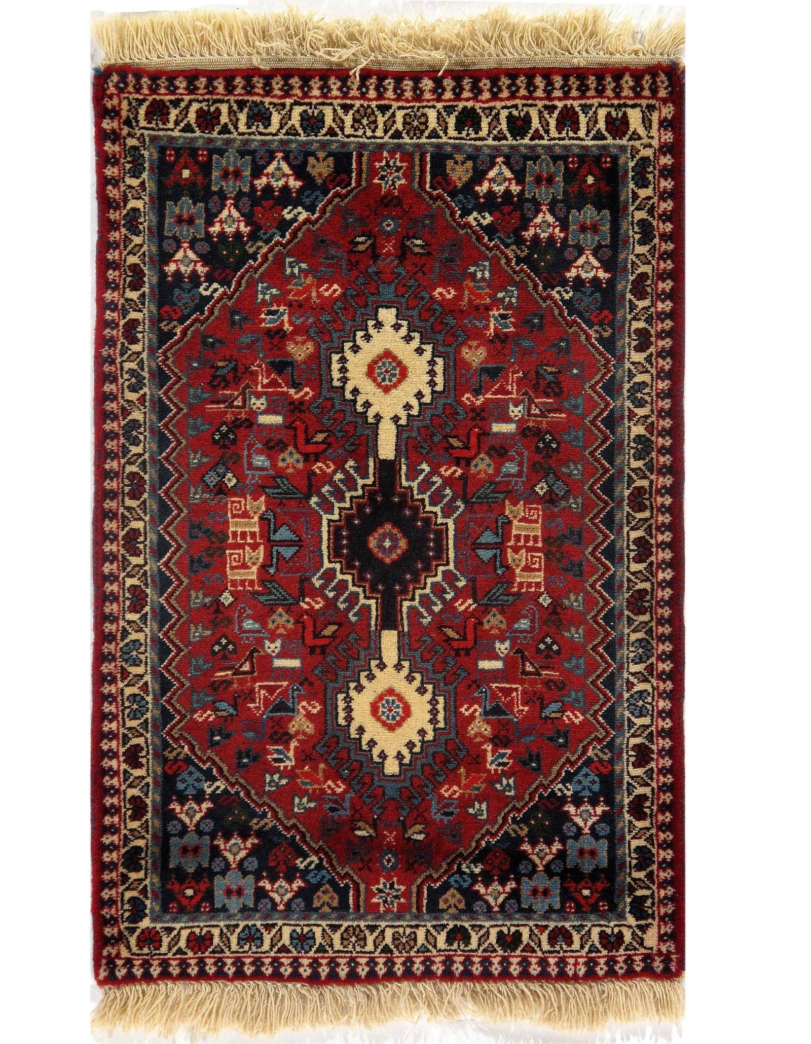 Red Persian yalameh 2' X 3' (1 of 3)