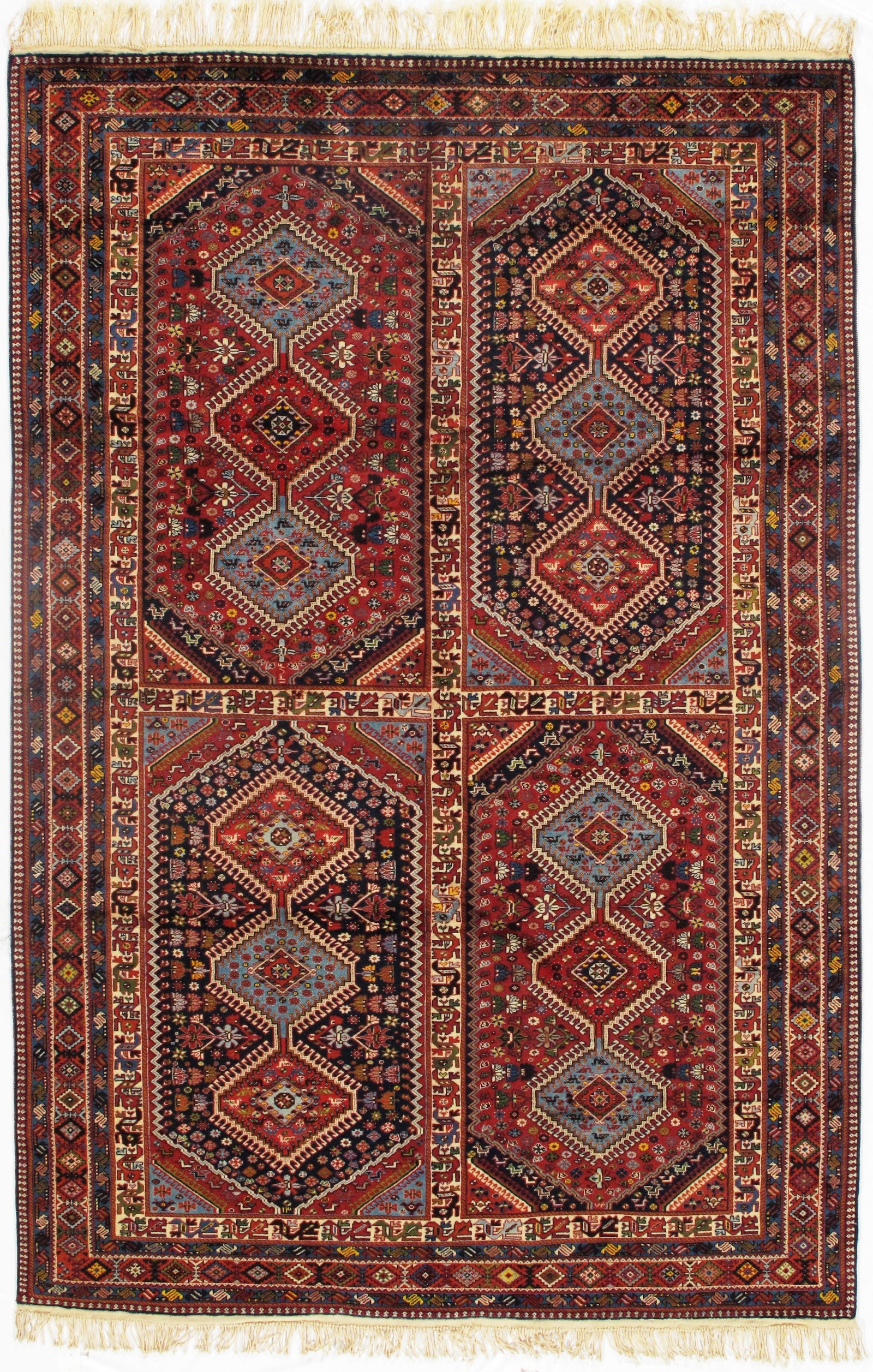 Red Persian yalameh 7' x 10'5" (1 of 4)