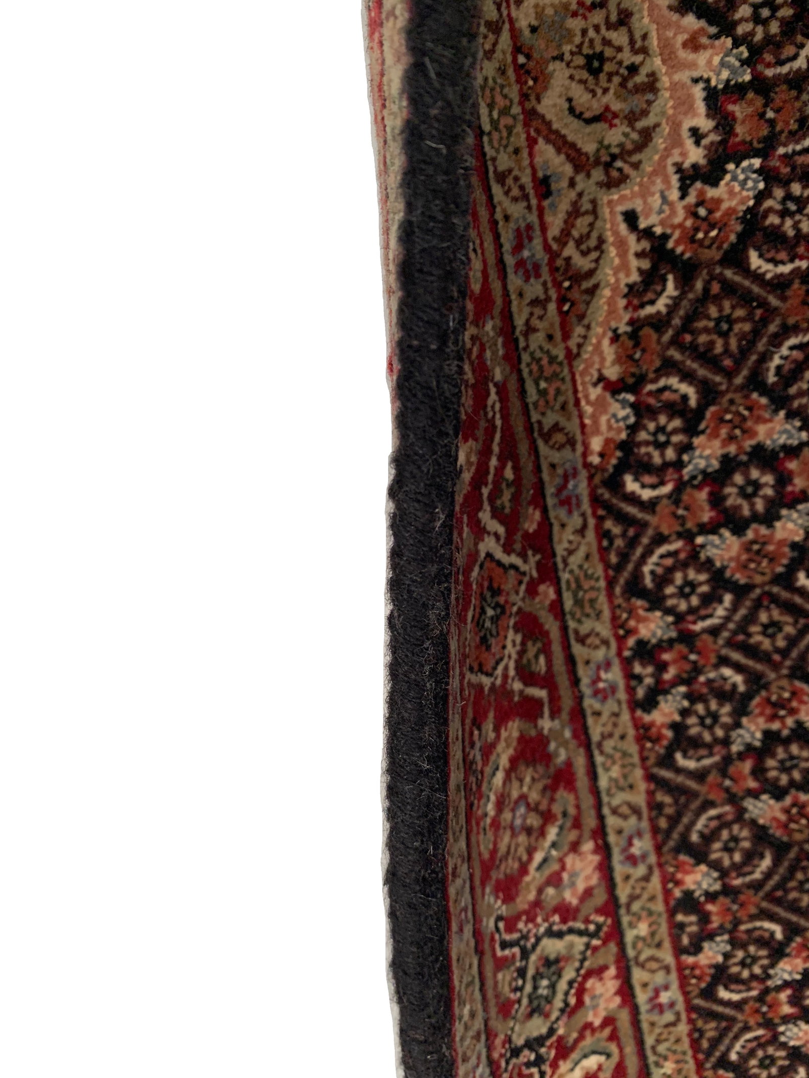 Black Tabriz Runner 2'6" X 12' - 5