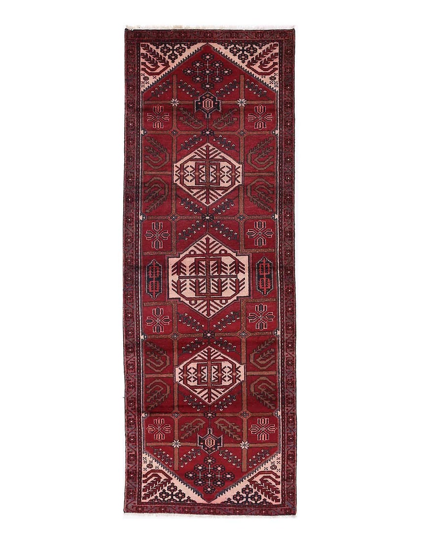Persian antique Serab runner 3'4'' X 9'11'' (1 of 4)