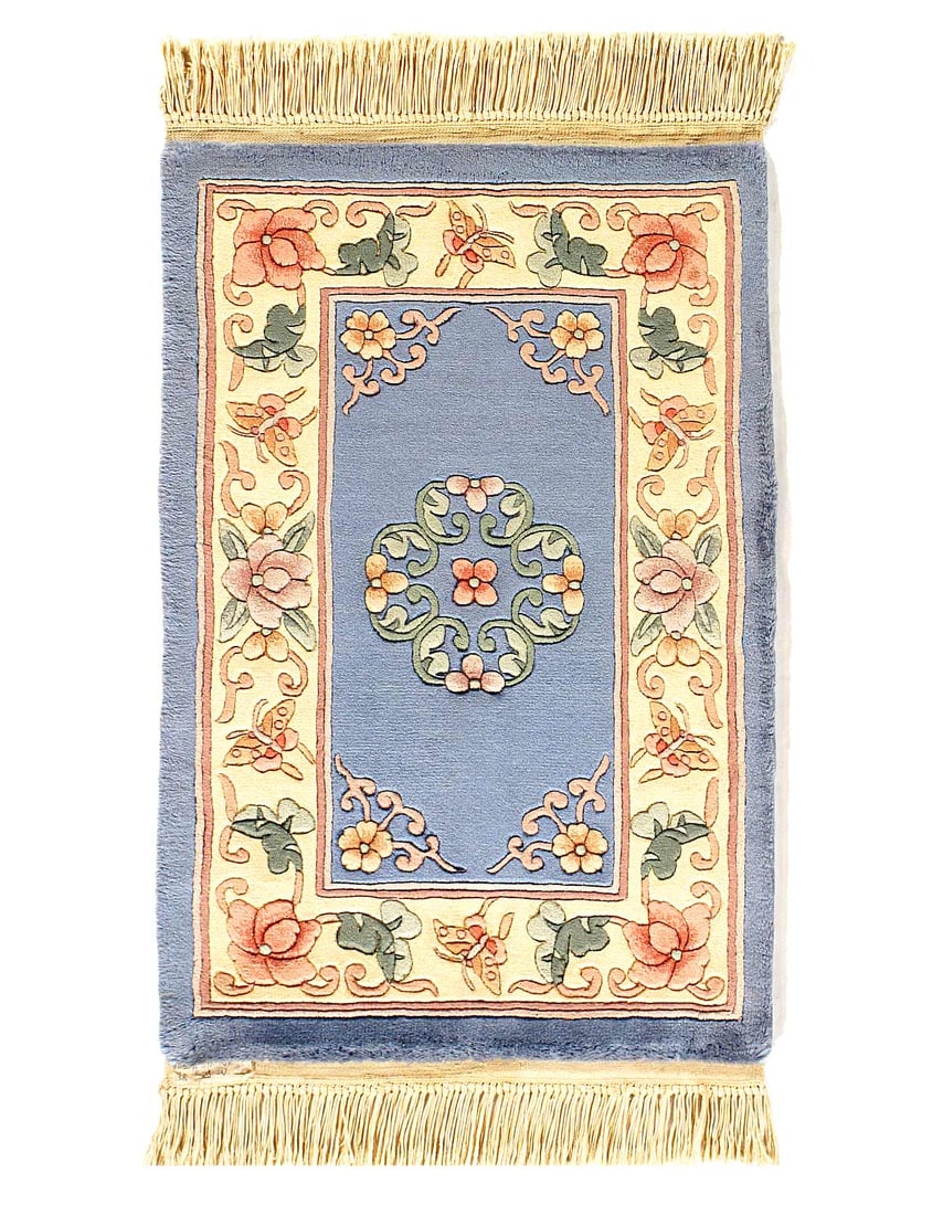 Beige Chines Peking Rug 2'1"X 3'1": Beige Chines Peking Rug 2'1"X 3'1" - CIRCA 1990, Peking, Hand-Knotted, Lamb's Wool, 300 -14880- 862.This item is part of our fine auction collection which includes many fine home accessories