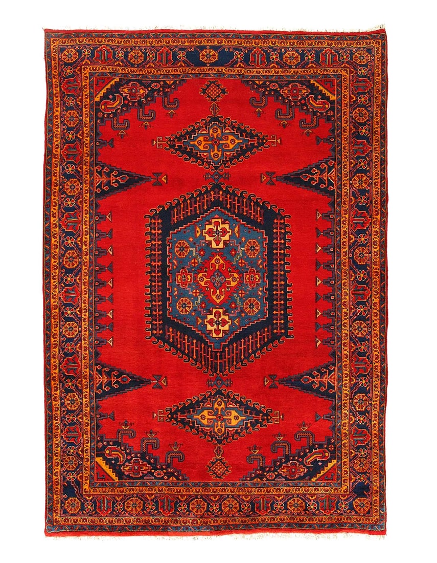 Fine Hand Knotted Persian Vintage NW rug 6'8'' X 9'11'' (1 of 3)