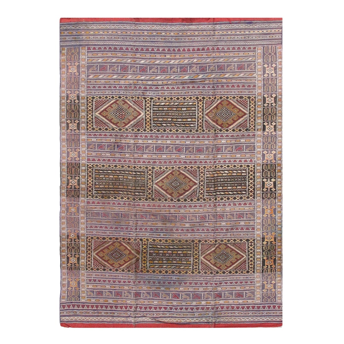 Moroccon Sumak Weave 6'8"x 9'5" (1 of 3)