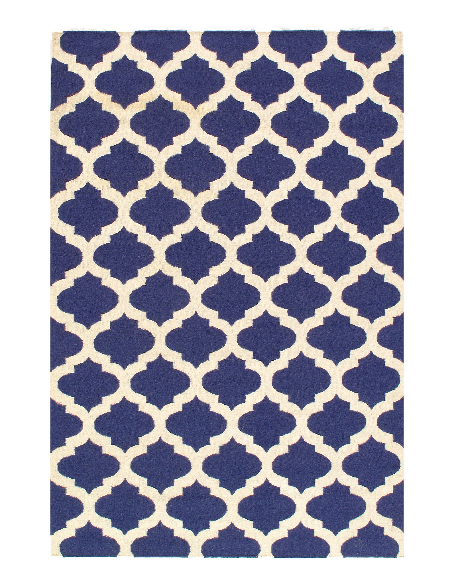 Navy Blue Modern Hand Knotted Rug 5' X 8': Navy Blue Modern Hand Knotted Rug 5' X 8' - New, Moghan, Flatweave, Lamb's Wool, 300 -D11012- 862.This item is part of our fine auction collection which includes many fine home accessories including a