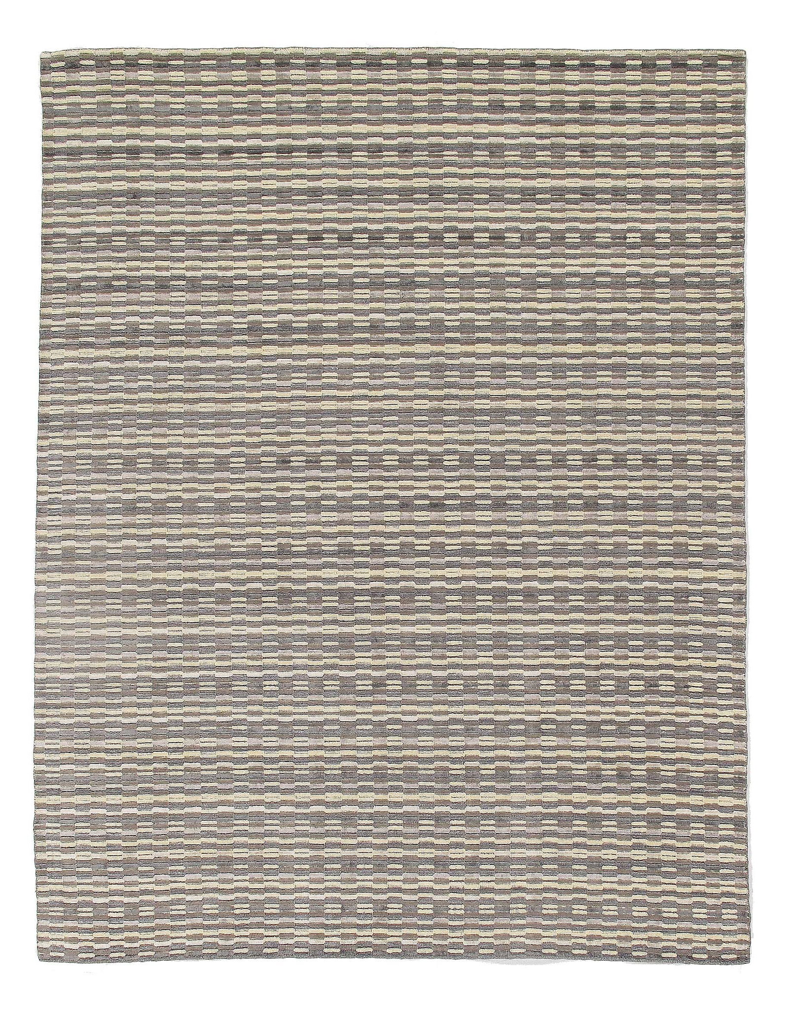 Multi Color Fine Hand Knotted Modern Rug 9' X 12' (1 of 3)