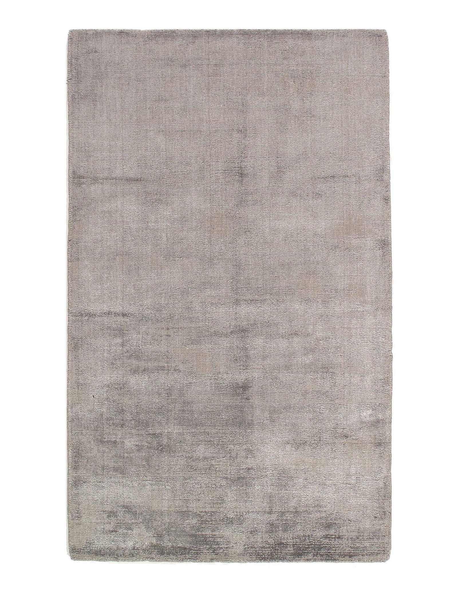Gray color Hand knotted Modern Rug 3' X 5': Gray color Hand knotted Modern Rug 3' X 5' - New, Modern, Hand-Loomed, V. Silk, 300 -D09423- 862.This item is part of our fine auction collection which includes many fine home accessories including an