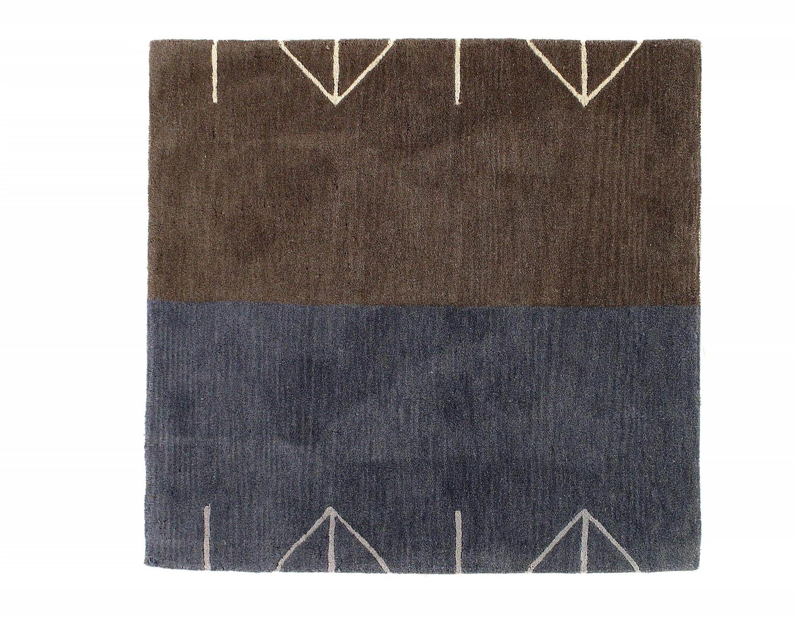 Fine Hand Tufted Modern rug 3'1'' X 3'3'' (1 of 3)