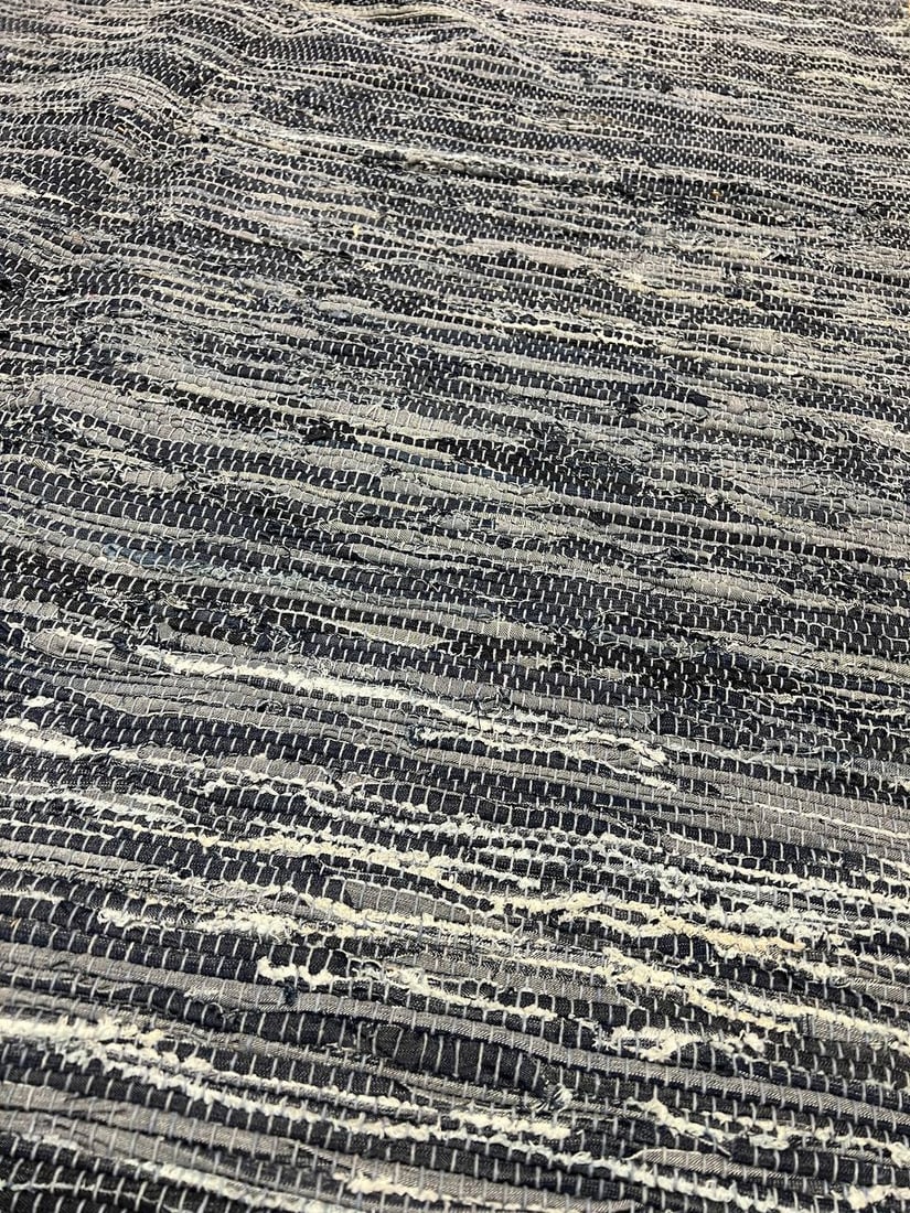 Light Blue Denim Rug 10'X 14': Light Blue Denim Rug 10'X 14' - NEW, Modern, Flatweave, Cotton, 300 -D08001- 862.This item is part of our fine auction collection which includes many fine home accessories including antique rugs, vint