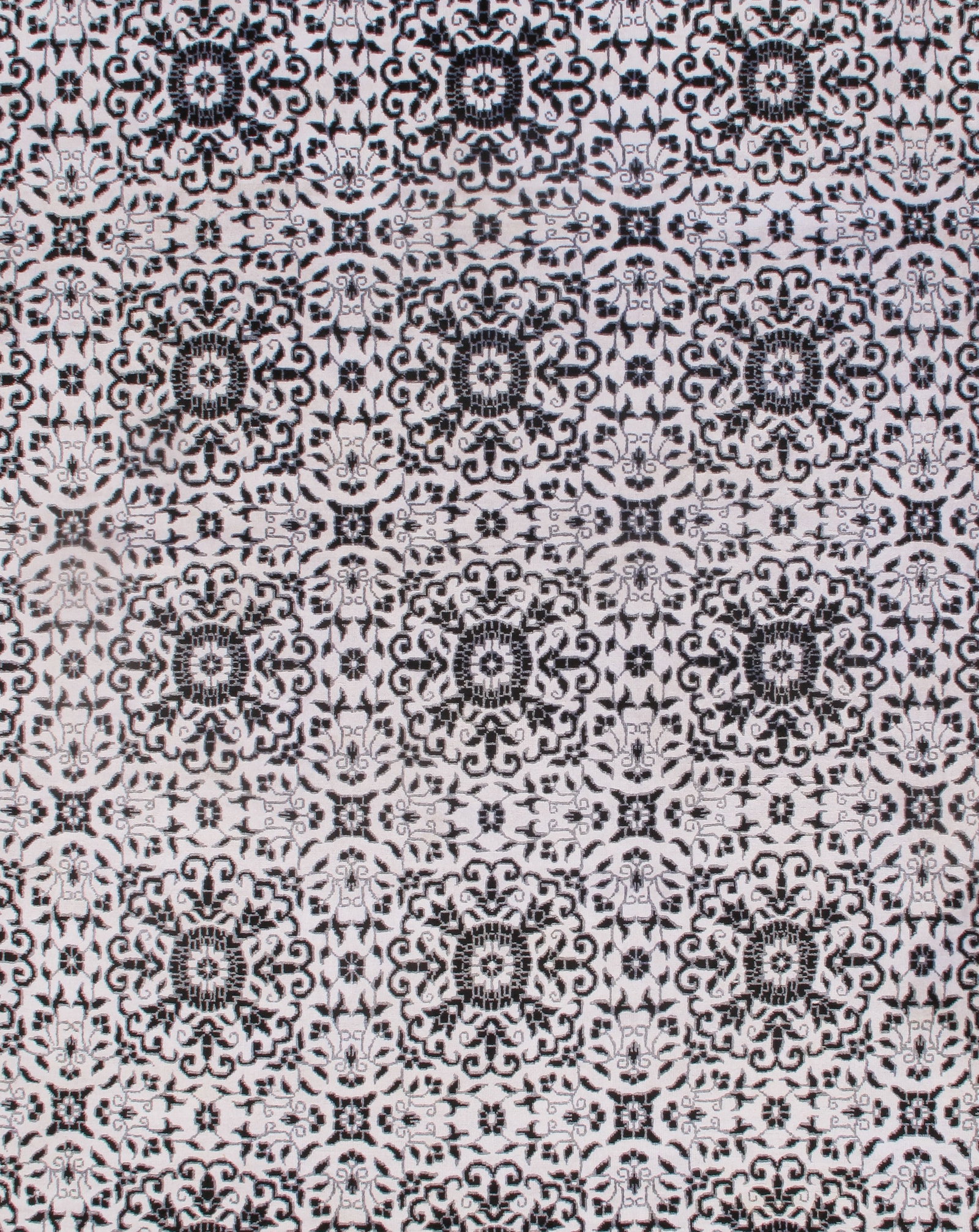 Black Modern Rug V silk 8'x10' (1 of 1)