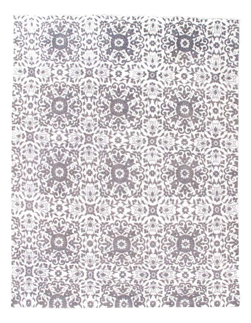 Gray Modern Rug V silk 8'x10' (1 of 3)