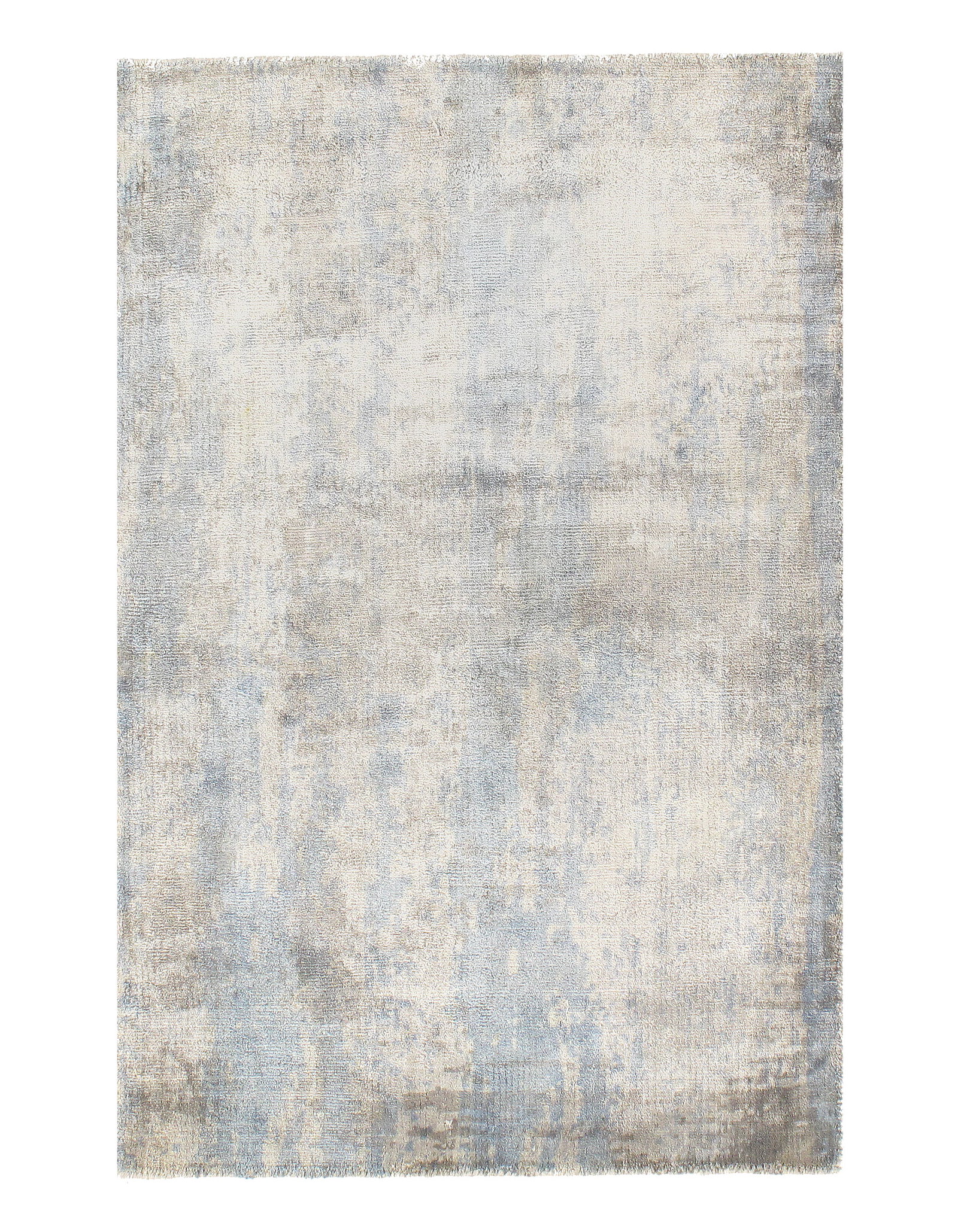 Modern Hand-made Bamboo Silk Indo Rug - 2' x 3' (other sizes available by order): Modern Hand-made Bamboo Silk Indo Rug - 2' x 3' (other sizes available by order) - New, Modern, Hand-Knotted, Bamboo Silk, 300 -D10903- 862.This item is part of our fine auction collection which inclu