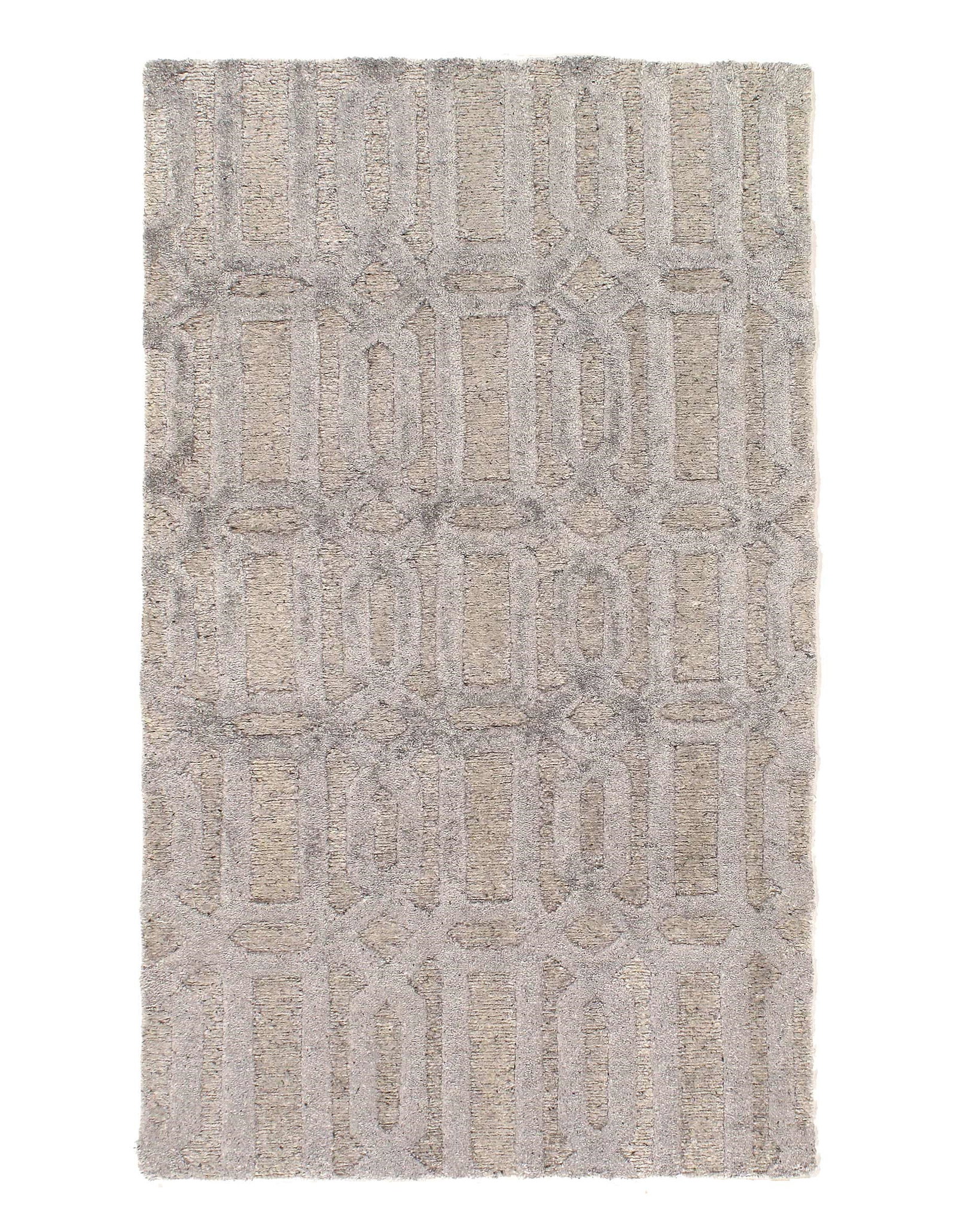 Fine hand Knotted Modern Rug 3'x 5': Fine hand Knotted Modern Rug 3'x 5' - NEW, Modern, Hand-Knotted, Bamboo Silk, 300 -D08277- 862.This item is part of our fine auction collection which includes many fine home accessories including anti