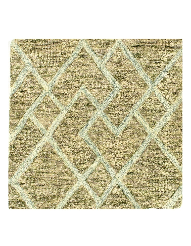 Fine Hand made sample Modern rug 2'X 2' (1 of 2)