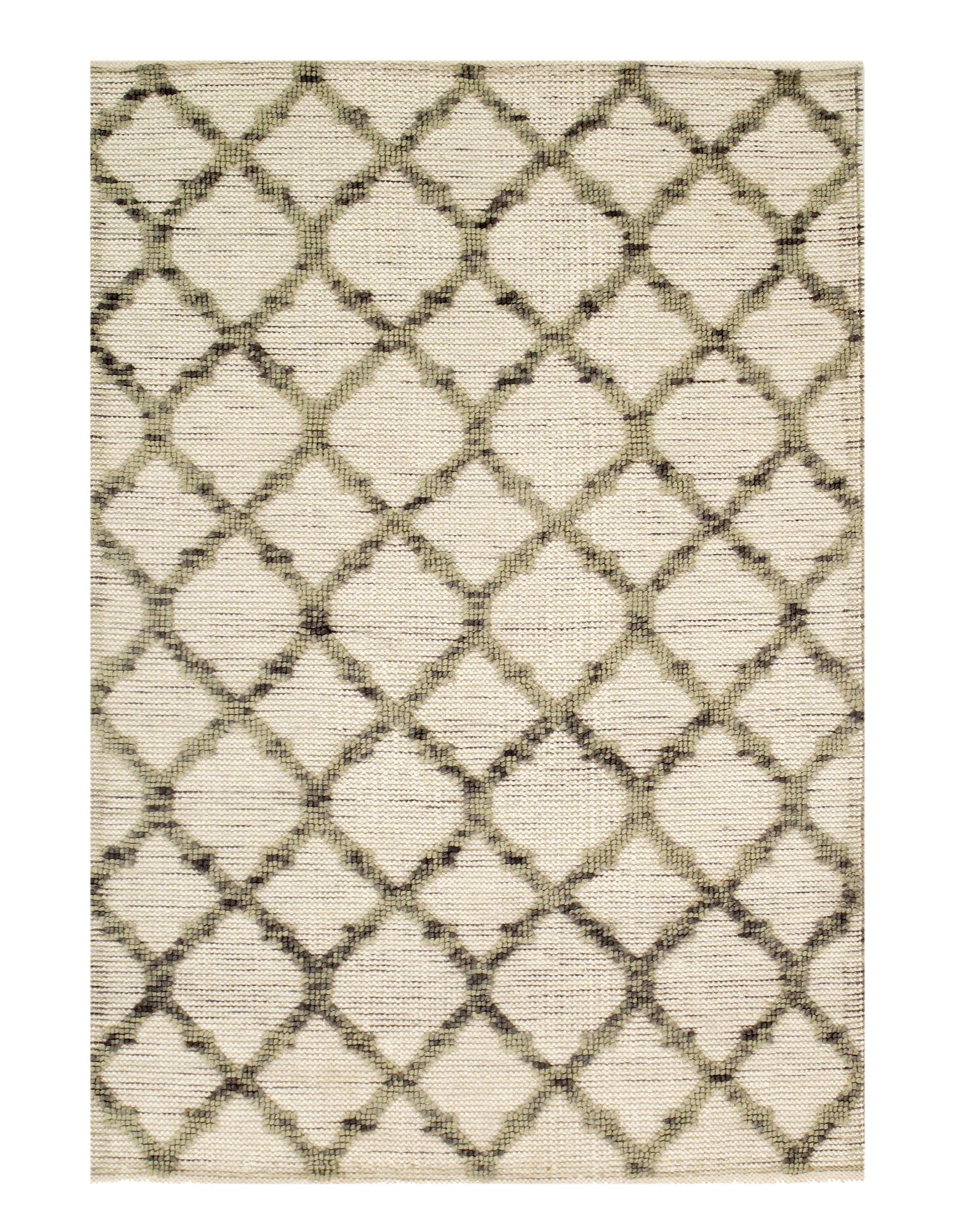 Beige Modern Rug 4' X 6': Beige Modern Rug 4' X 6' - NEW, Modern, Hand-made, Wool, 300 -D09334,D09333- 862.This item is part of our fine auction collection which includes many fine home accessories including antique rugs, vint