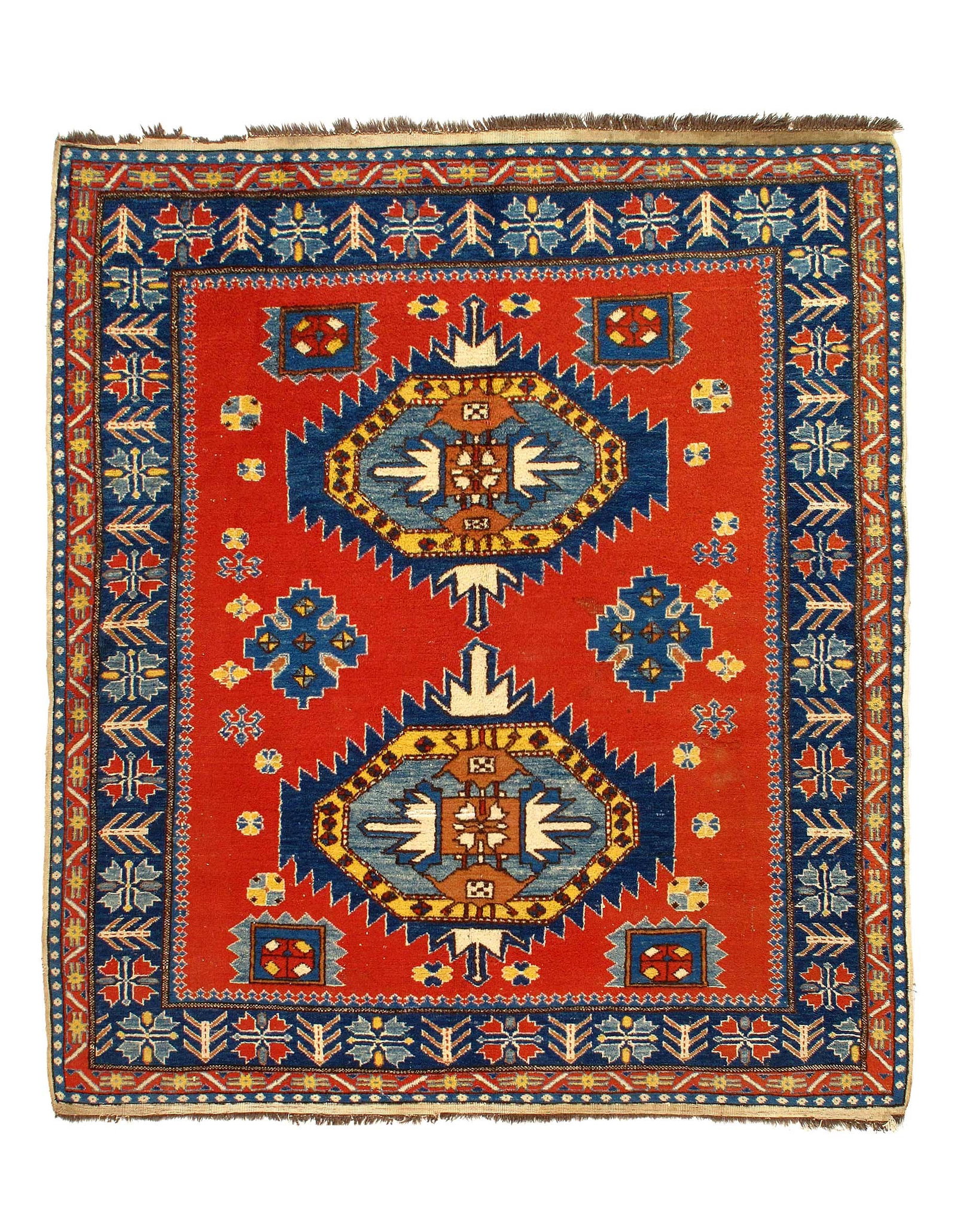 Rust Turkish Kazak 4' 11'' X 5' 8'' (1 of 4)