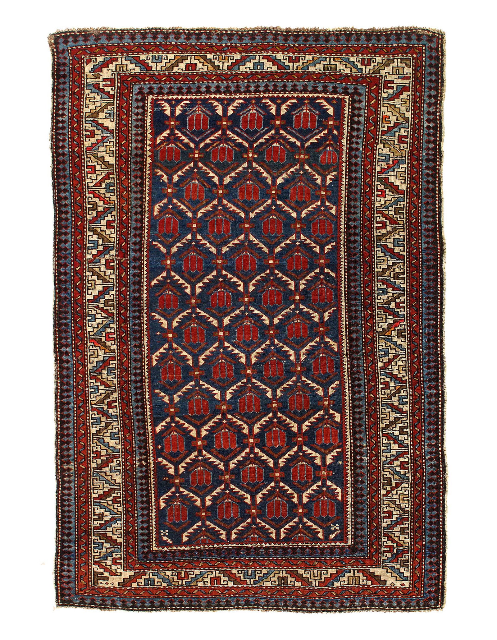 Antique Caucasian Kazak 3'11'' x 6' (1 of 4)