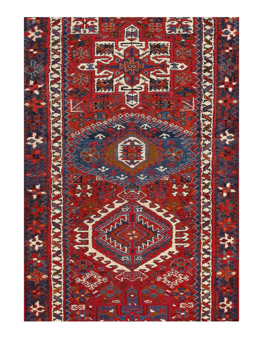 Antique Persian Karajeh Runner 4' X 17' - 2