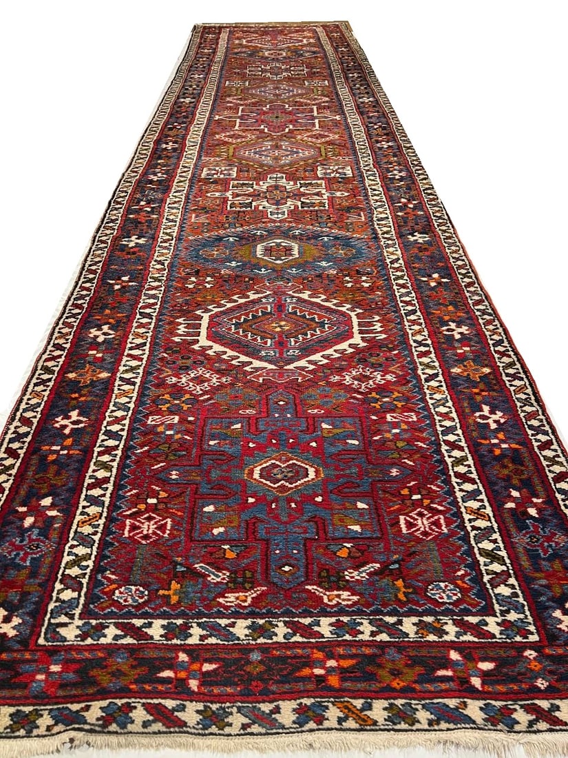 Antique Persian Karajeh Runner 4' X 17' - 4