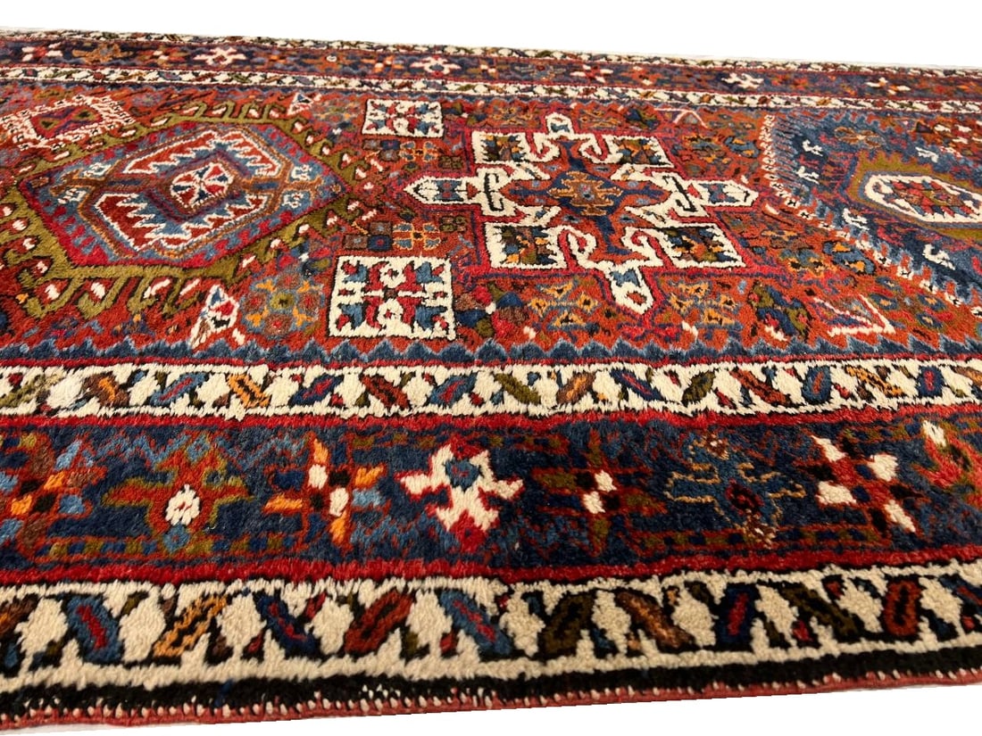 Antique Persian Karajeh Runner 4' X 17' - 5