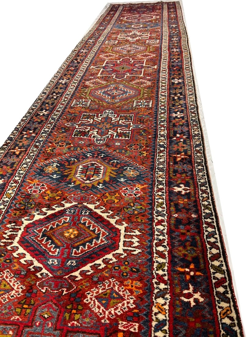 Antique Persian Karajeh Runner 4' X 17' - 6
