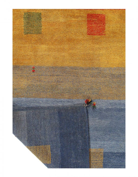 Gabbeh Wool Rug - 6'x9' - 4