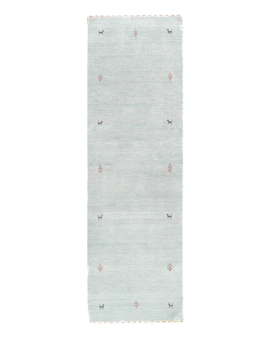 Fine Hand Knotted Persian Gabbeh Runner 2'8'' X 8': Fine Hand Knotted Persian Gabbeh Runner 2'8'' X 8' - New, Gabbeh, Hand-Knotted, Lamb's Wool, 300 -D12358- 862.This item is part of our fine auction collection which includes many fine home accessories
