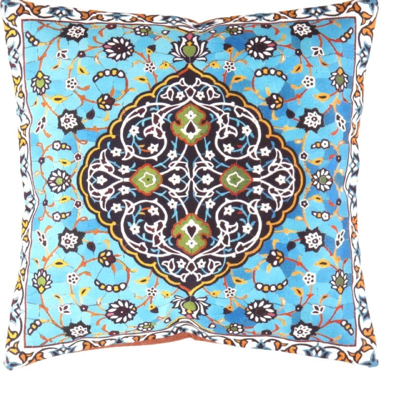 Pasargad velvet Throw Pillow 16'' X 16": Pasargad velvet Throw Pillow 16'' X 16" - New, Isfahan, Handmade , Velvet Silk, 300 -TIR 355- 862.This item is part of our fine auction collection which includes many fine home accessories including a