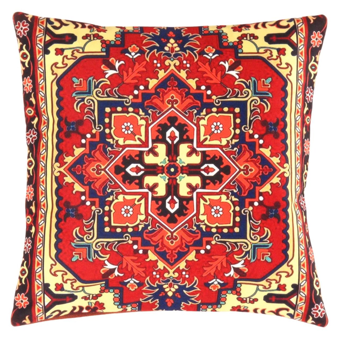 Pasargad velvet Throw Pillow 16'' X 16": Pasargad velvet Throw Pillow 16'' X 16" - New, Tabriz, Handmade , Velvet Silk, 300 -TIR 342- 862.This item is part of our fine auction collection which includes many fine home accessories including an