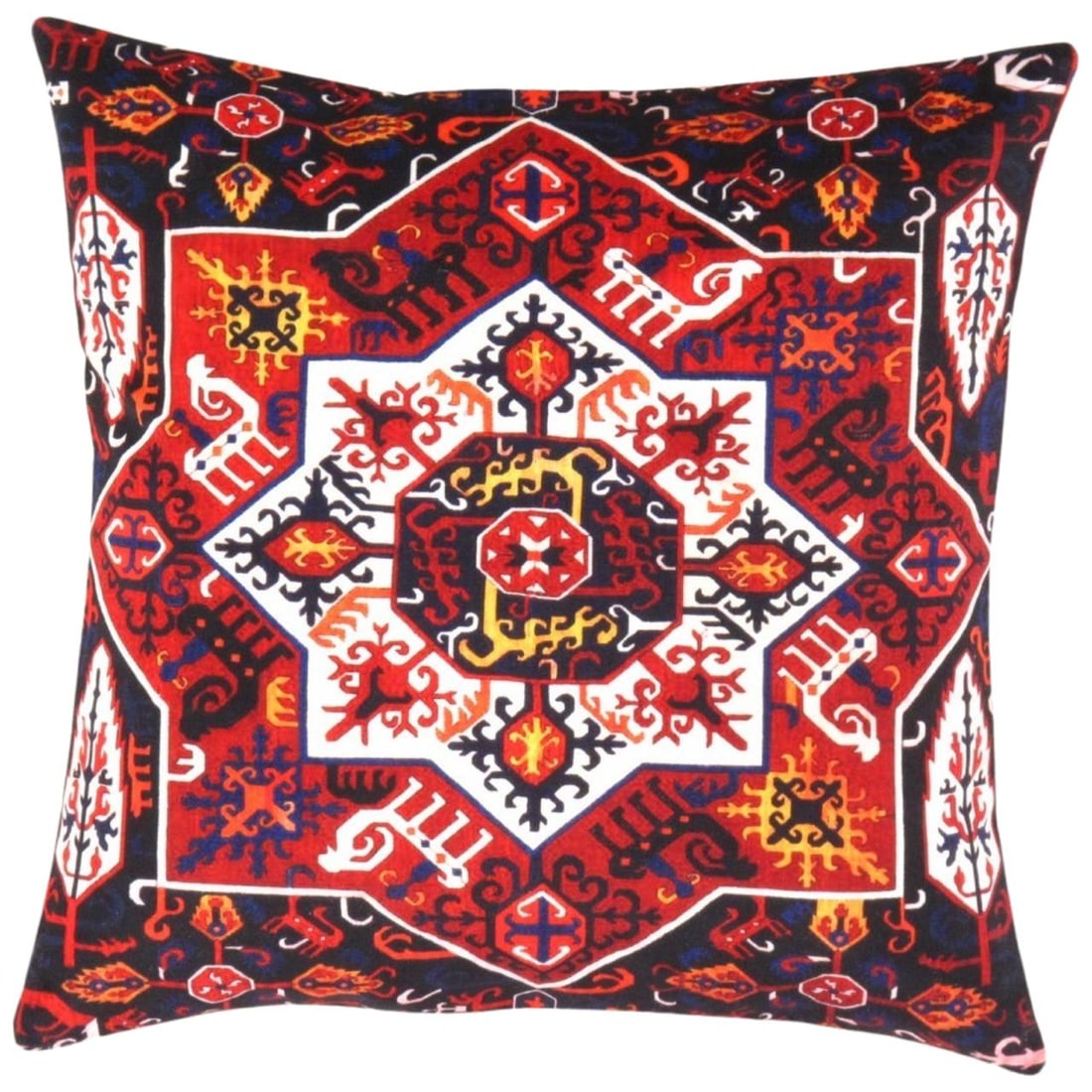 Pasargad velvet Throw Pillow 16'' X 16'': Pasargad velvet Throw Pillow 16'' X 16'' - New, Traditional, Hand-made, Velvet Silk, 300 -TIR 263- 862.This item is part of our fine auction collection which includes many fine home accessories
