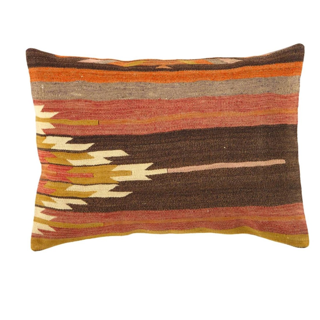 Decorative Turkish Kilim Pillow 20'' X 27'': Decorative Turkish Kilim Pillow 20'' X 27'' - New, Turkish, Hand-made, Flat Weave, 300 -K 211- 862.This item is part of our fine auction collection which includes many fine home accessories including 