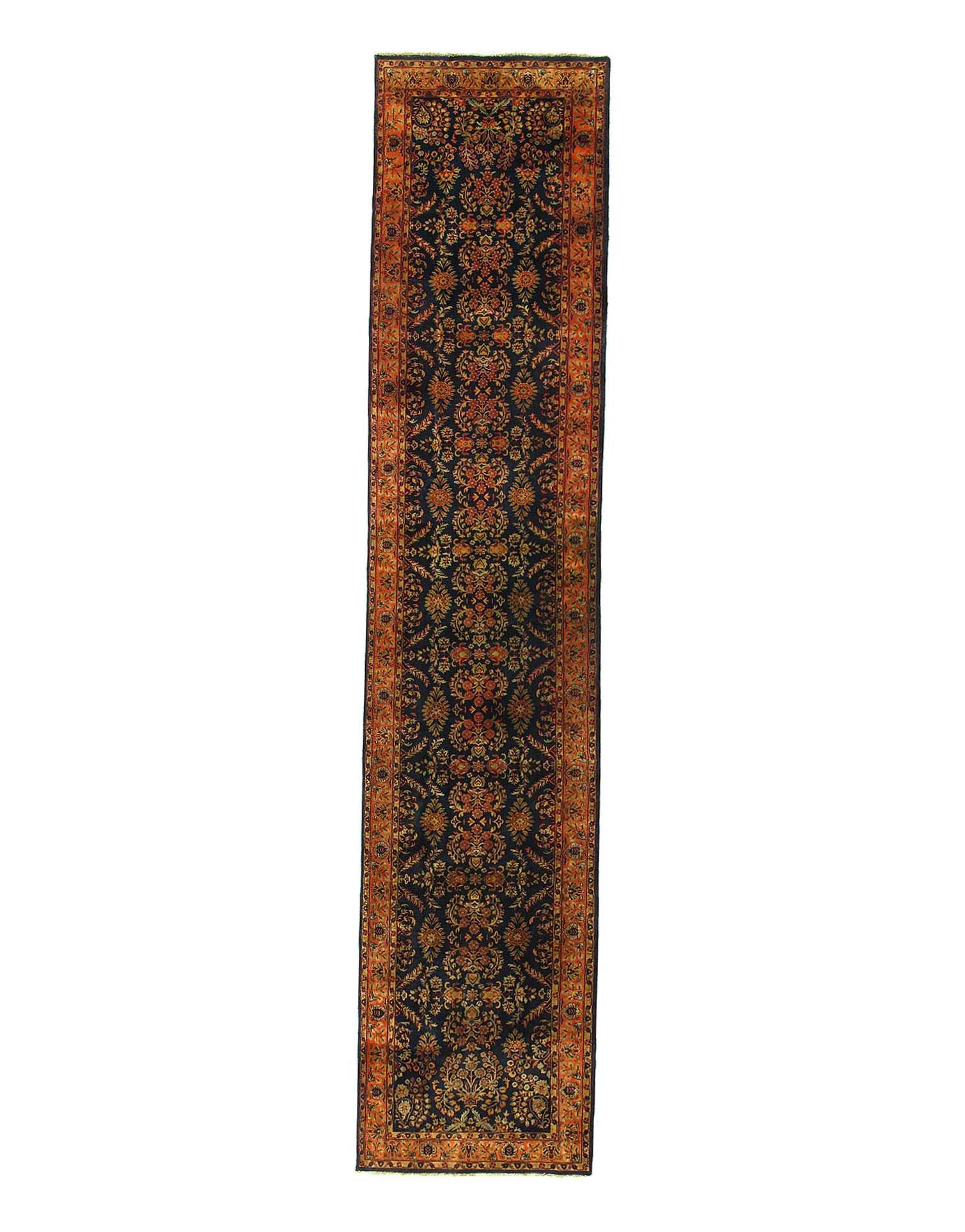 Fine Hand knotted Persian Sarouk Design 3'11'' X 19'4'' (1 of 12)