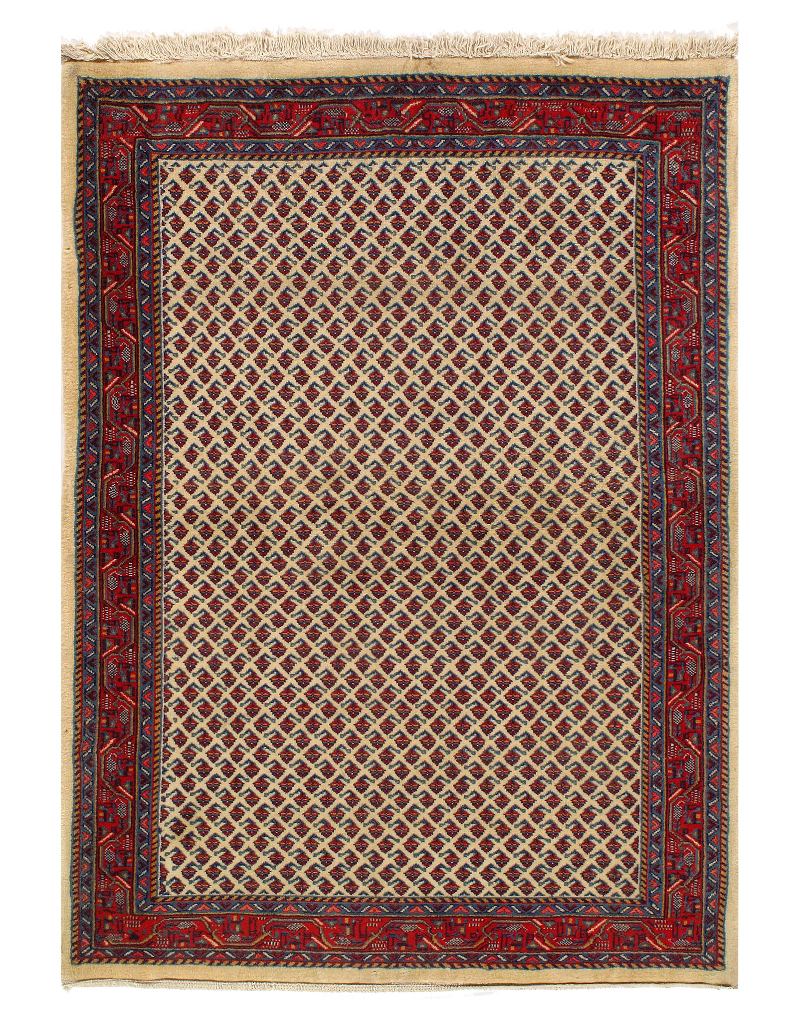 Ivory Persian Sarouk 3'6" X 5' (1 of 3)