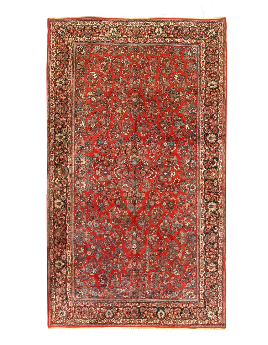 Persian Hand knotted Antique sarouk 10'3'' X 17'5'' (1 of 12)