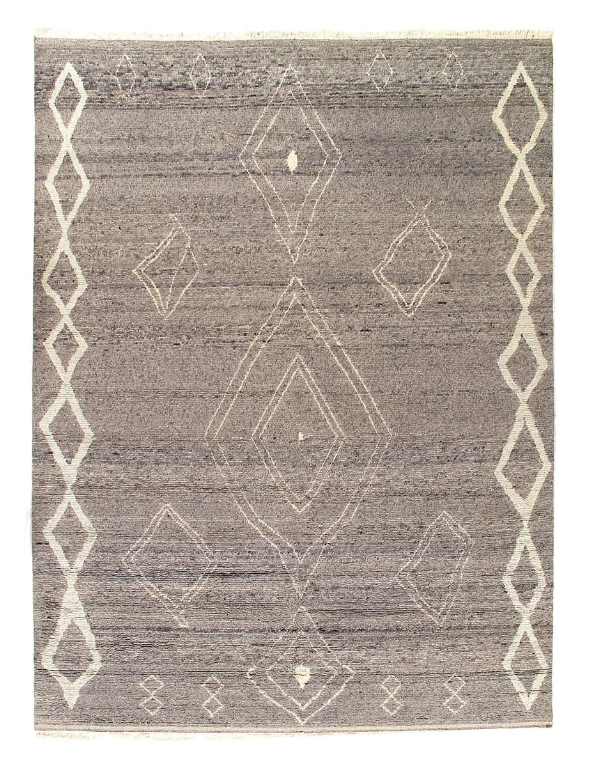 Fine Hand knotted Moroccan rug 9'1'' X 11'11'' (1 of 3)